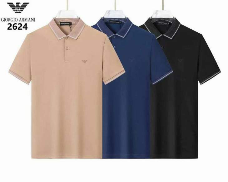 Picture of Armani Polo Shirts Short _SKUArmaniL-3XL8qx262429640